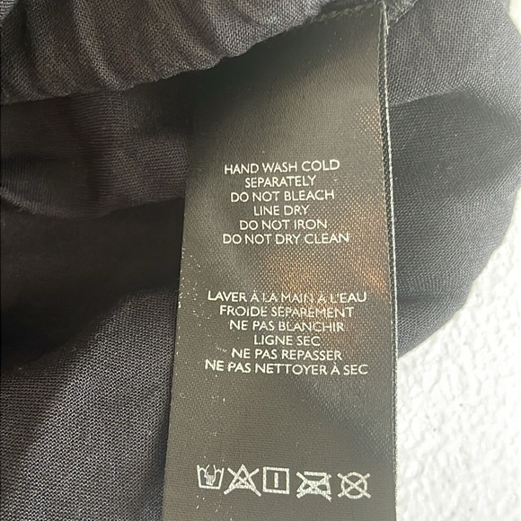 Free People Studded Black Cropped Tank w/ Adjustable Straps Size Large - Picture 4 of 6